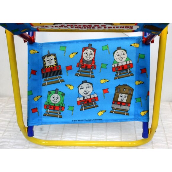 NEW 1999 Thomas The Train Beach Folding Chair Short Leg Low Kids Fabric Henry - Picture 5 of 10